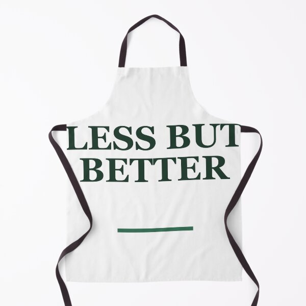 Item preview, "LESS BUT BETTER" Minimalist Quote Sticker designed and sold by QuirkThreadsCo.