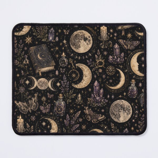 Item preview, Celestial Moon and Witchcore Pattern designed and sold by 0606PM.
