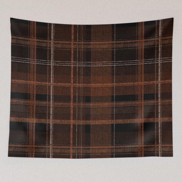 Item preview, Rust Copper Plaid Pattern designed and sold by Little Wimbly.