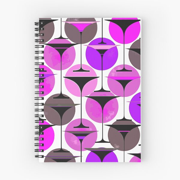 Item preview, Atomic Fifties Inspired Martinis In Purple And Pink designed and sold by taiche.
