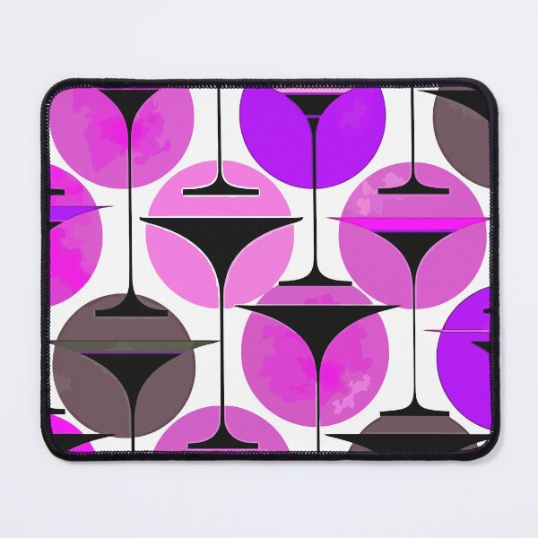 Item preview, Atomic Fifties Inspired Martinis In Purple And Pink designed and sold by taiche.