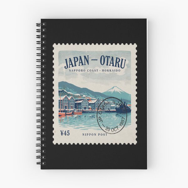 Item preview, Otaru Japan Coastal Postage Stamp Travel Sticker designed and sold by stickercuffs.