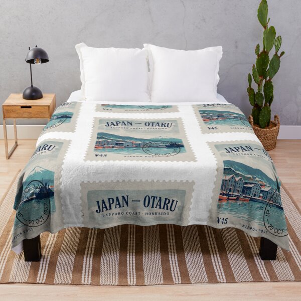 Item preview, Otaru Japan Coastal Postage Stamp Travel Sticker designed and sold by stickercuffs.