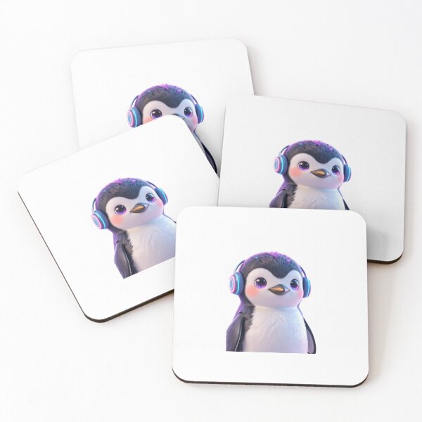 Item preview, Cute Realistic Cyberpunk Penguin - Adorable Neon Penguin Art designed and sold by MrArtist Shop.