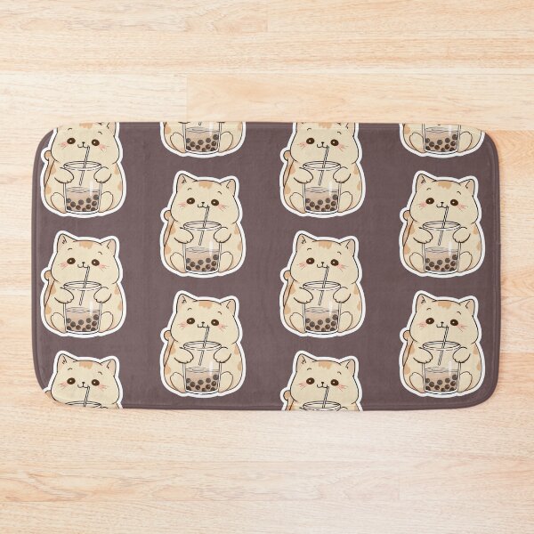 Item preview, Cat holding boba designed and sold by Phongphut.