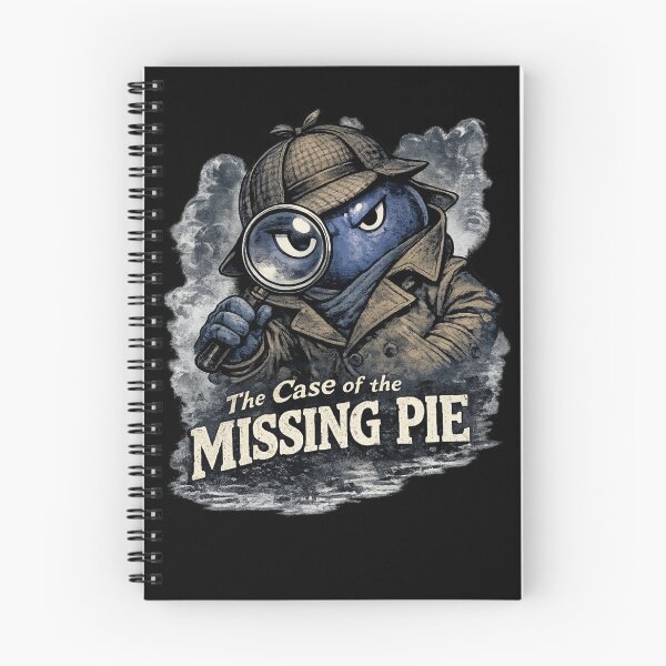 Item preview, The Case Of The Missing Pie Funny Detective Blueberry Design designed and sold by irfanshikh.