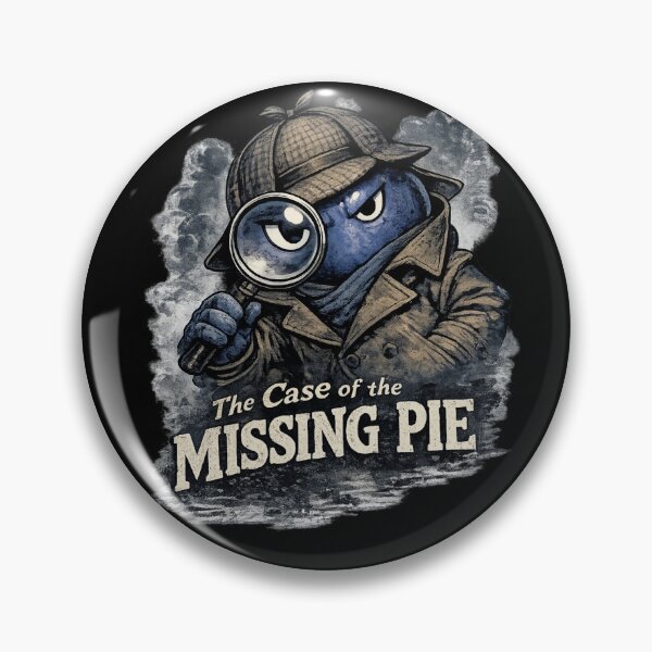 Item preview, The Case Of The Missing Pie Funny Detective Blueberry Design designed and sold by irfanshikh.
