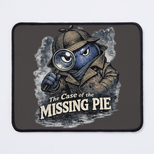 Item preview, The Case Of The Missing Pie Funny Detective Blueberry Design designed and sold by irfanshikh.