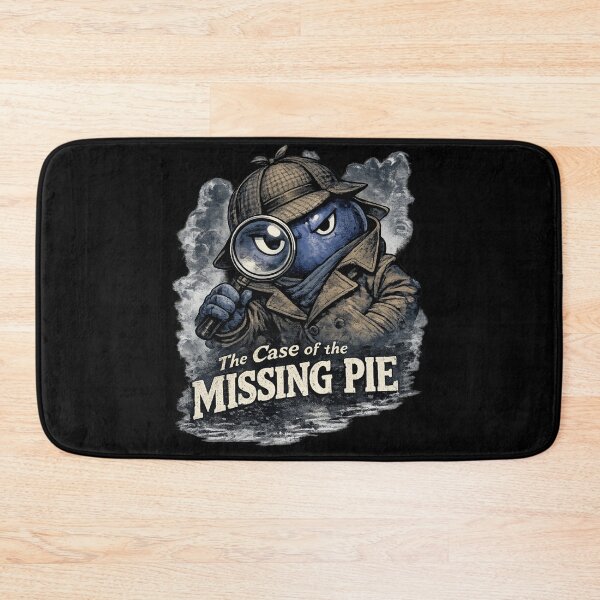 Item preview, The Case Of The Missing Pie Funny Detective Blueberry Design designed and sold by irfanshikh.