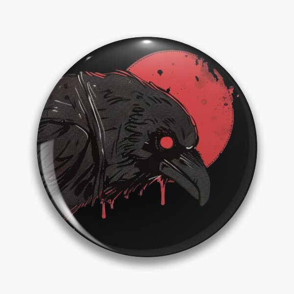 Item preview, Echoes of Death Blood Moon Raven and Skull Darkwear designed and sold by VectorForge.