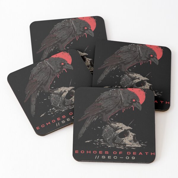 Item preview, Echoes of Death Blood Moon Raven and Skull Darkwear designed and sold by VectorForge.