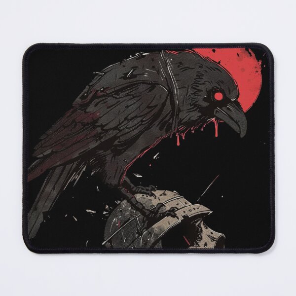 Item preview, Echoes of Death Blood Moon Raven and Skull Darkwear designed and sold by VectorForge.