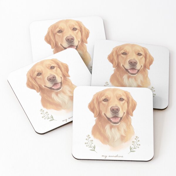 Item preview, Golden Retriever Portrait Forever Sunshine designed and sold by zoughlal.