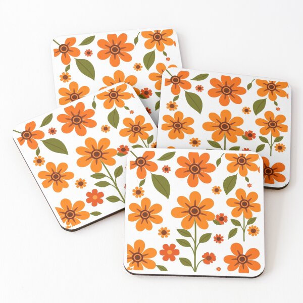 Item preview, Groovy Flowers Retro Groovy - Modern Graphic Art H designed and sold by QuirkThreadsCo.