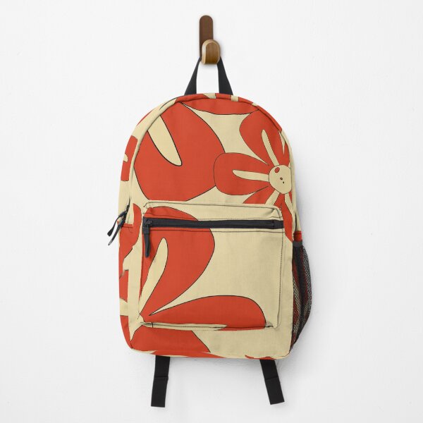 Item preview, Orange burned Retro Flowers E9 – Vintage Flower Design  designed and sold by StefanStudioArt.