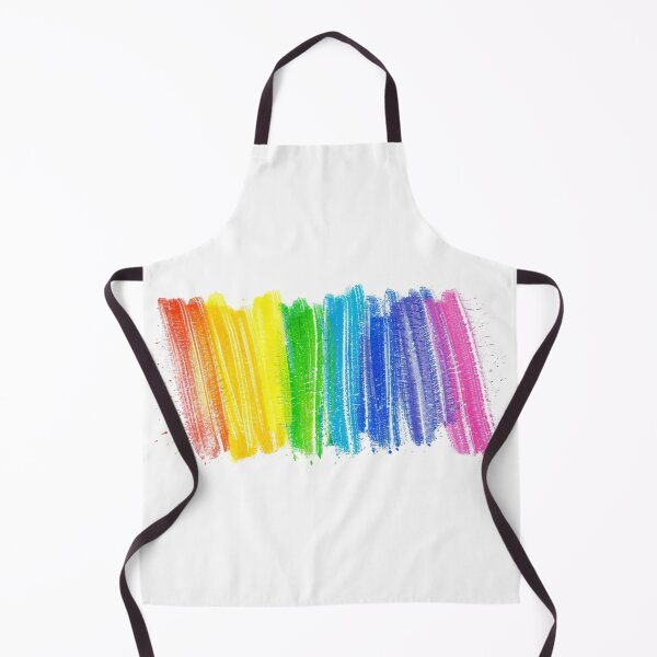 Item preview, Vibrant hand-drawn rainbow scribble created with wax pastels designed and sold by MiraCleAI.