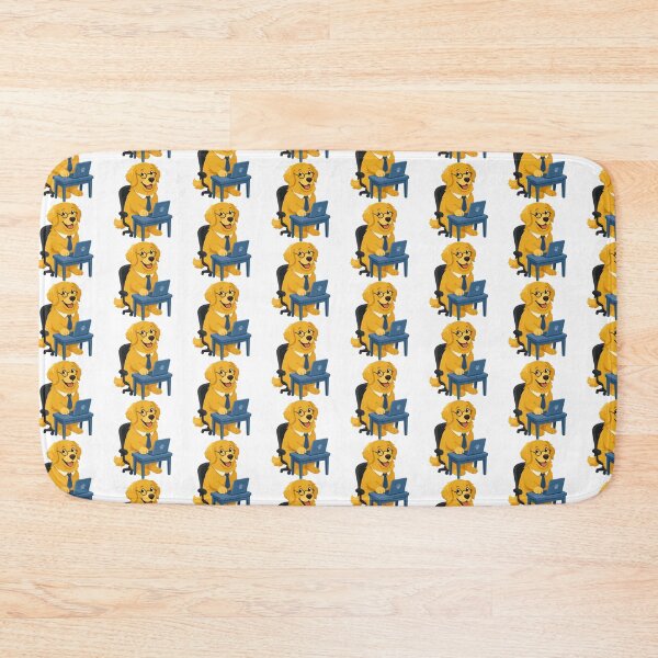 Item preview, WFH Dog Humor Best Coworker Golden designed and sold by zoughlal.