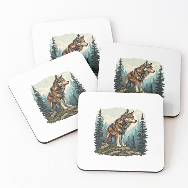 Item preview, Mystic Wolf in the Wild Forest designed and sold by Muayad Al-Farhan.