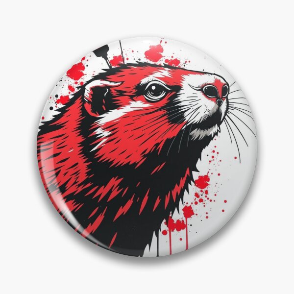 Item preview, Marmot Graffiti Street Art - Modern Graphic Art St designed and sold by QuirkThreadsCo.