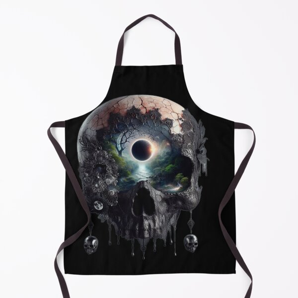 Item preview, Gothic Eclipse – Macabre Skull Forest Mindscape designed and sold by LujziWorld.