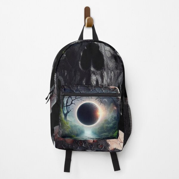 Item preview, Gothic Eclipse – Macabre Skull Forest Mindscape designed and sold by LujziWorld.