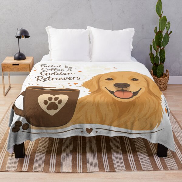 Artikelvorschau, Kaffee-Hunde-Mama, angetrieben von Golden Retrievern entworfen und verkauft von zoughlal.