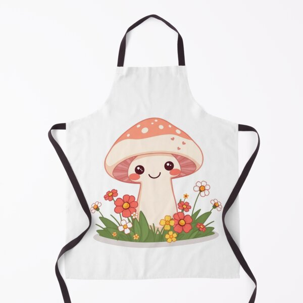 Item preview, Kawaii Mushroom Kawaii Cartoon - Modern Graphic Ar designed and sold by QuirkThreadsCo.