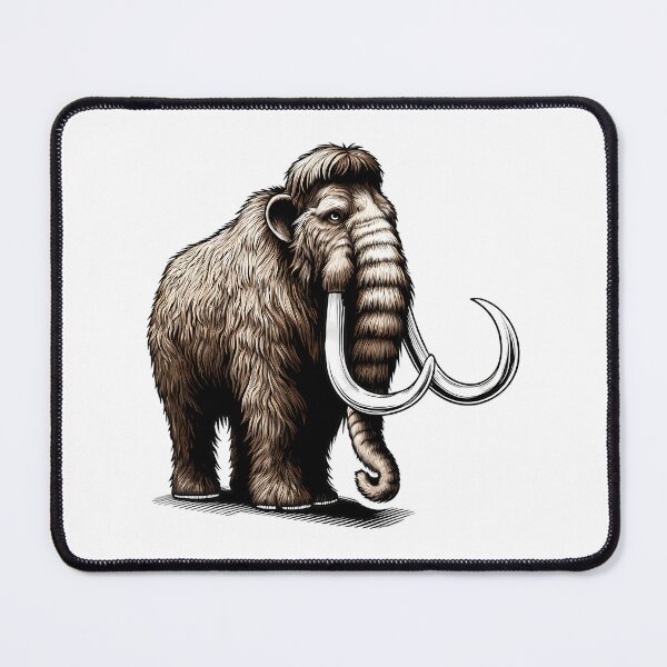 Item preview, Woolly Mammoth Prehistoric Animal Art designed and sold by sunnonoli.