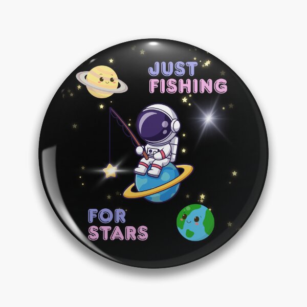 Item preview, Cute Astronaut Star Fishing - Just Fishing For Stars designed and sold by Frafri92.