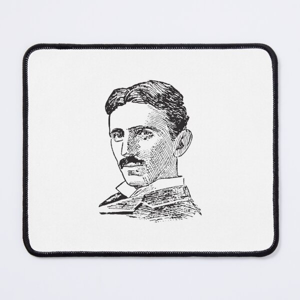 Item preview, Vintage Engraving Nikola Tesla Portrait Graphic designed and sold by RickTShop.