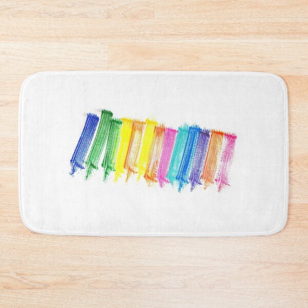Item preview, Vibrant hand-drawn rainbow scribble created with wax pastels designed and sold by MiraCleAI.