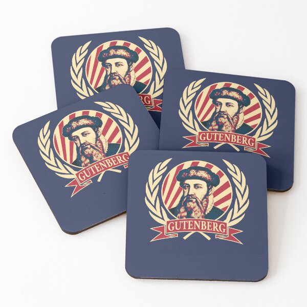 Item preview, Johannes Gutenberg Inventor Pop Art Portrait designed and sold by marke770.