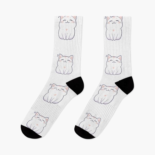 Item preview, Vibing Cat — Not Working Kawaii Meme Sticker designed and sold by tommysworks.