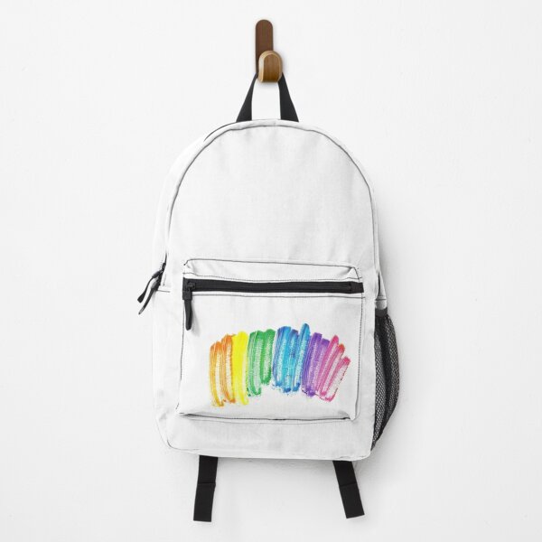 Item preview, Vibrant hand-drawn rainbow scribble created with wax pastels designed and sold by MiraCleAI.