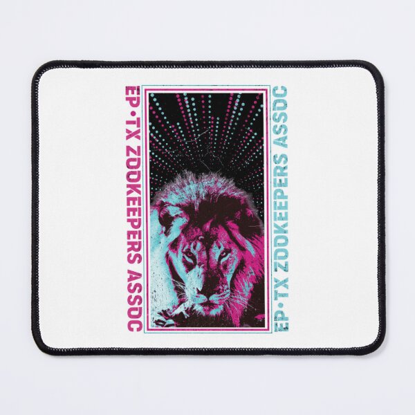 Item preview, Neon Lion King Cyberpunk Wildlife Poster designed and sold by Eptxzookeepers.
