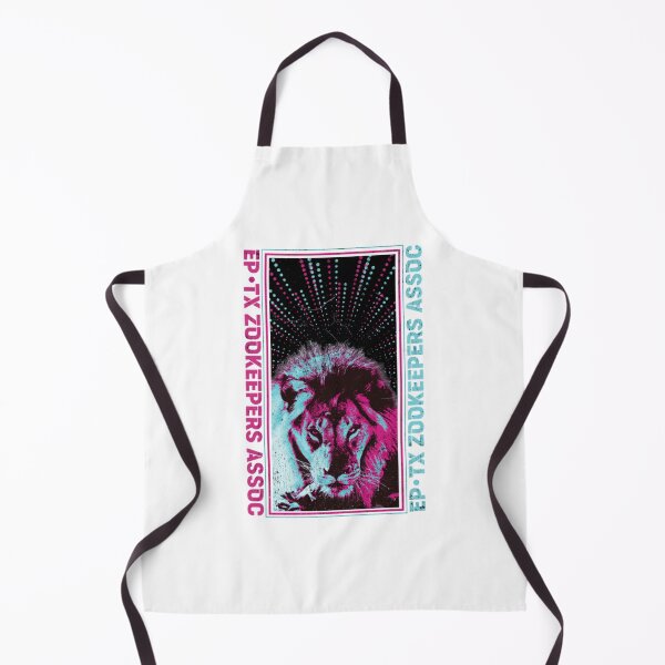 Item preview, Neon Lion King Cyberpunk Wildlife Poster designed and sold by Eptxzookeepers.