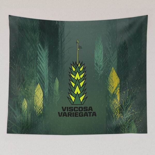 Item preview, Geometric Botanical Viscosa Variegata Succulent Street Art Logo designed and sold by GreenDivisionJP.