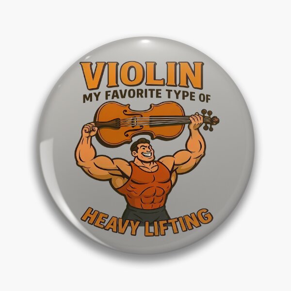 Item preview, Bodybuilder and Violin – Funny Gym  designed and sold by Art-Arcade6.