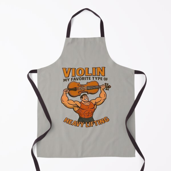 Item preview, Bodybuilder and Violin – Funny Gym  designed and sold by Art-Arcade6.