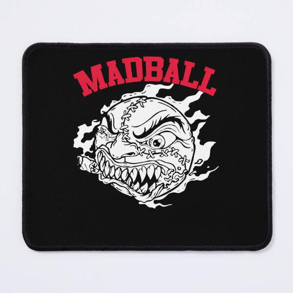 Item preview, ngry Stitched Ball Cartoon Mascot With Sharp designed and sold by radwanedz.