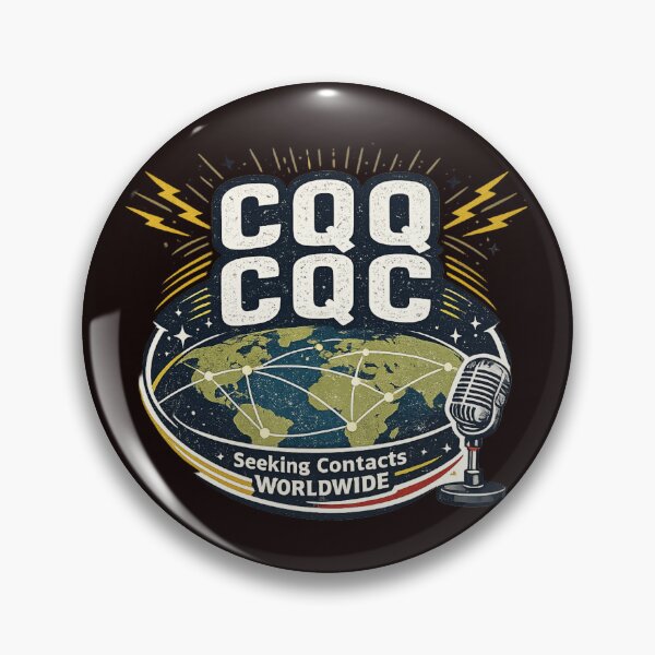 Item preview, CQ CQ CQ Seeking Contacts Worldwide Ham Radio Graphic designed and sold by Tadeusz1.