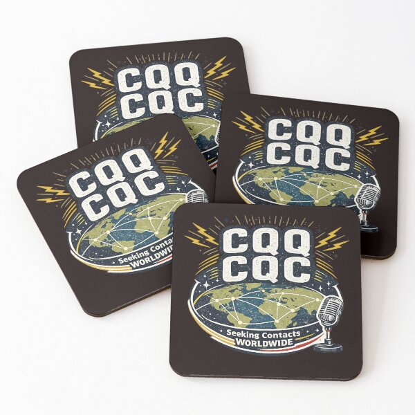 Item preview, CQ CQ CQ Seeking Contacts Worldwide Ham Radio Graphic designed and sold by Tadeusz1.