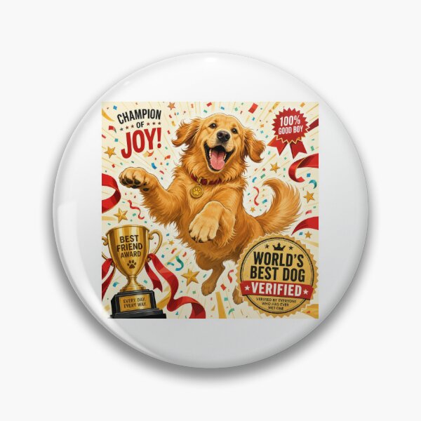 Item preview, Best Dog Celebration Worlds Verified Golden designed and sold by zoughlal.