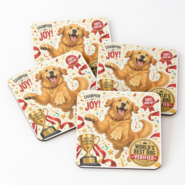 Item preview, Best Dog Celebration Worlds Verified Golden designed and sold by zoughlal.