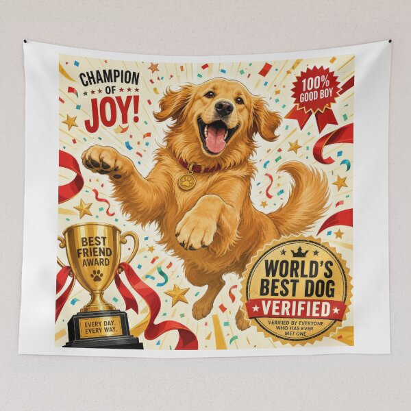 Item preview, Best Dog Celebration Worlds Verified Golden designed and sold by zoughlal.