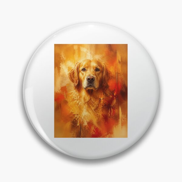 Item preview, Abstract Golden Retriever State Of Mind designed and sold by zoughlal.