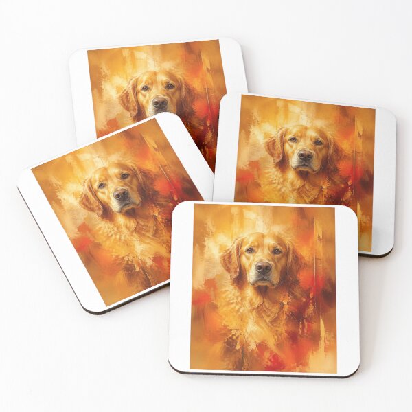 Item preview, Abstract Golden Retriever State Of Mind designed and sold by zoughlal.