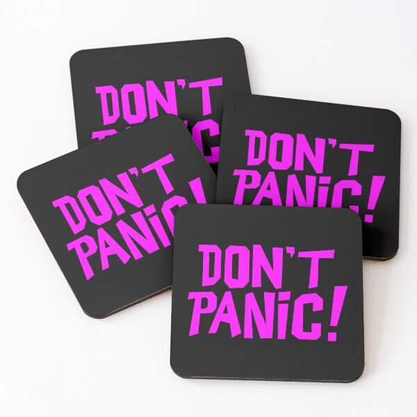 Item preview, NDVH Don't Panic - Magenta 1 H2G2 designed and sold by Nik’s T-Shirts.