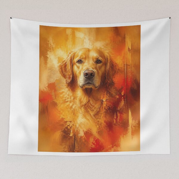 Item preview, Abstract Golden Retriever State Of Mind designed and sold by zoughlal.