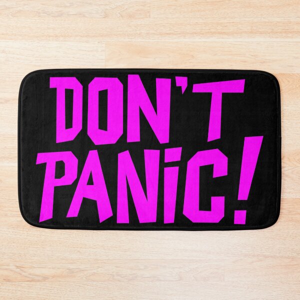 Item preview, NDVH Don't Panic - Magenta 1 H2G2 designed and sold by Nik’s T-Shirts.